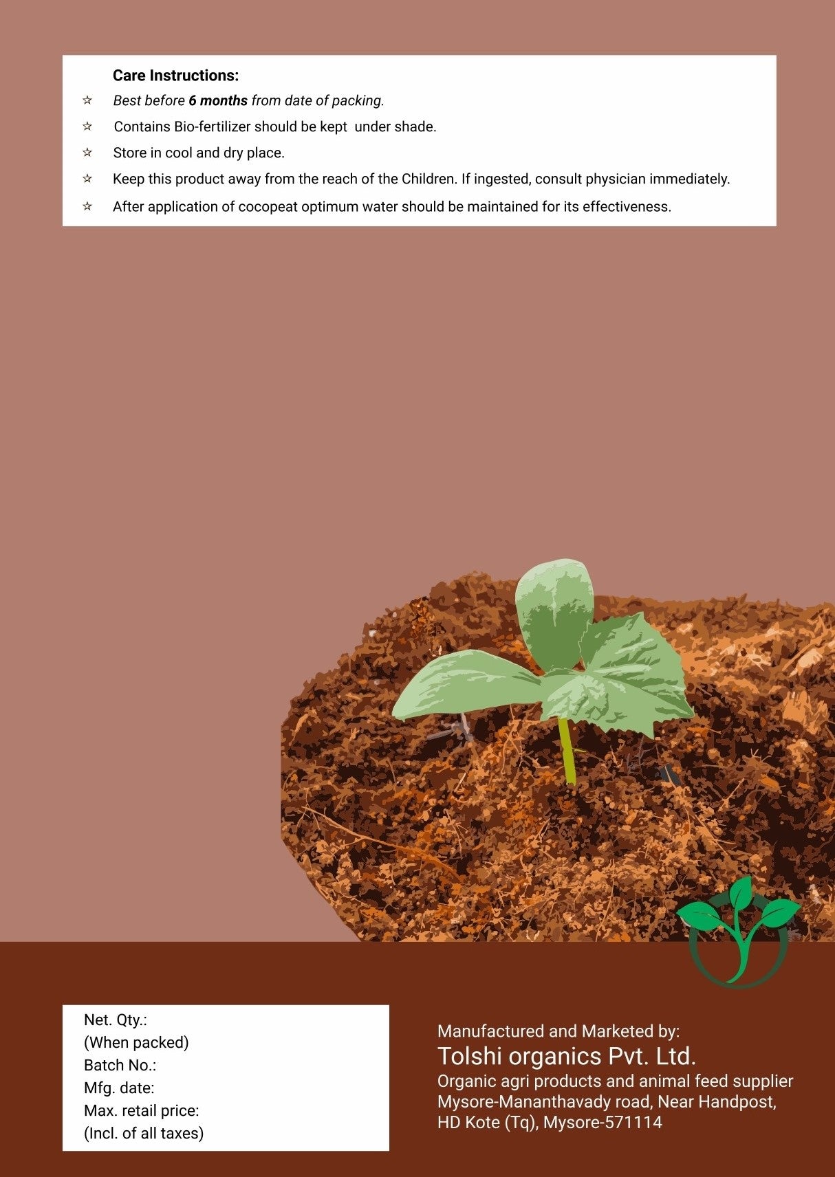 Cocopeat compost